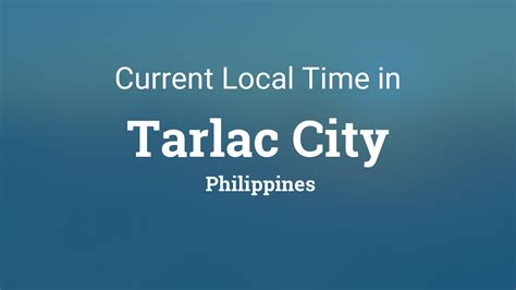 postal code tarlac city philippines|Current Local Time in Province of Tarlac, Philippines.